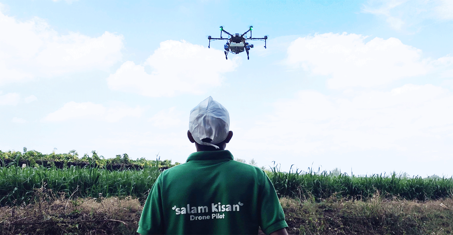 Drone Spraying Salam Kisan