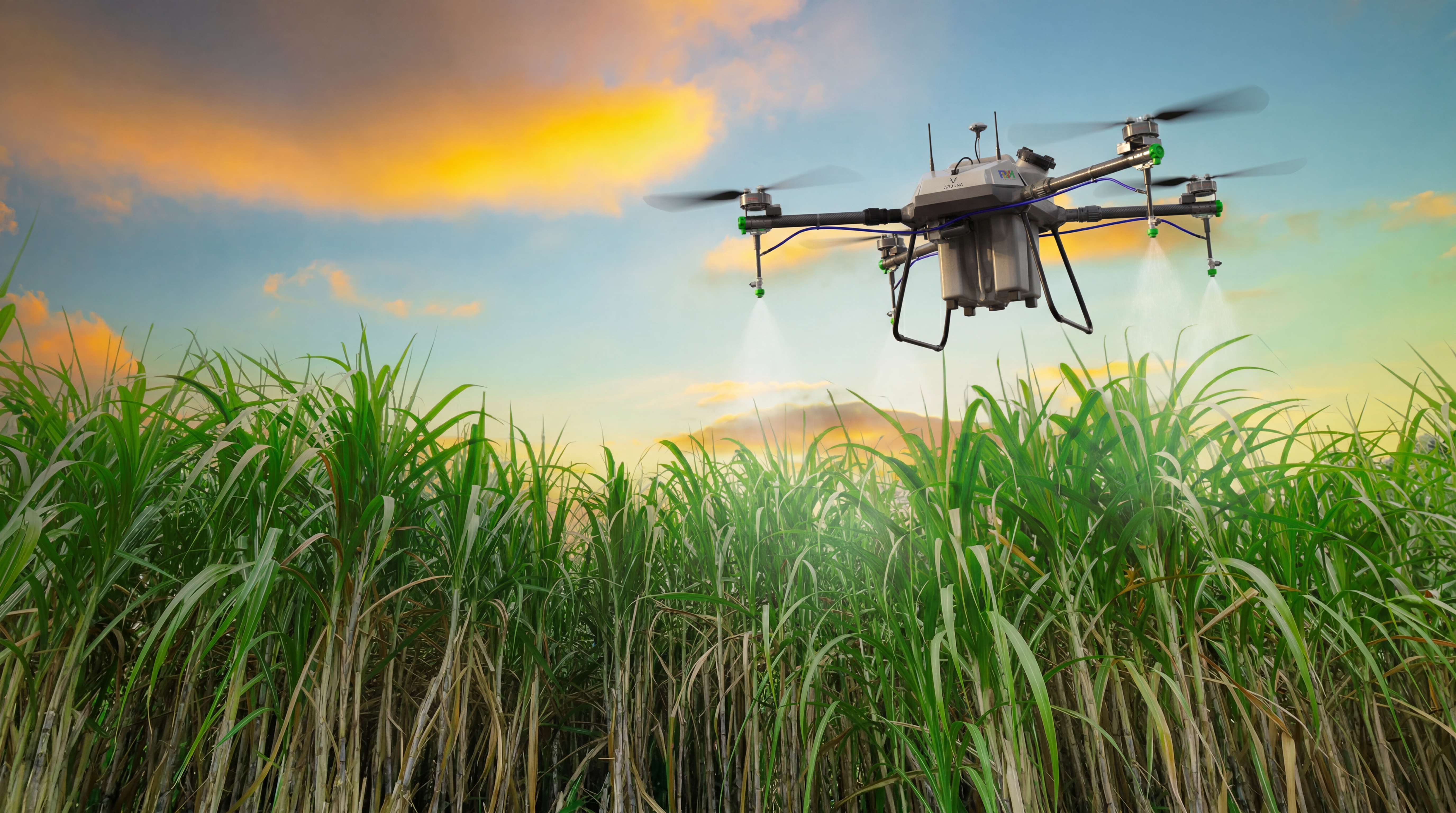 Salam Kisan agriculture drone spraying and precision farming services mobile